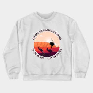 The Australian Outback, Aussie Bush Shirt, Australian Souvenir Crewneck Sweatshirt